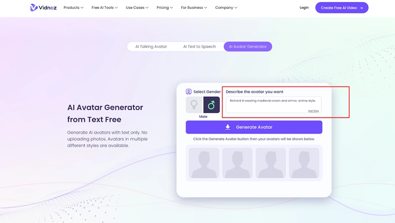 AI Richard III Avatar 2
