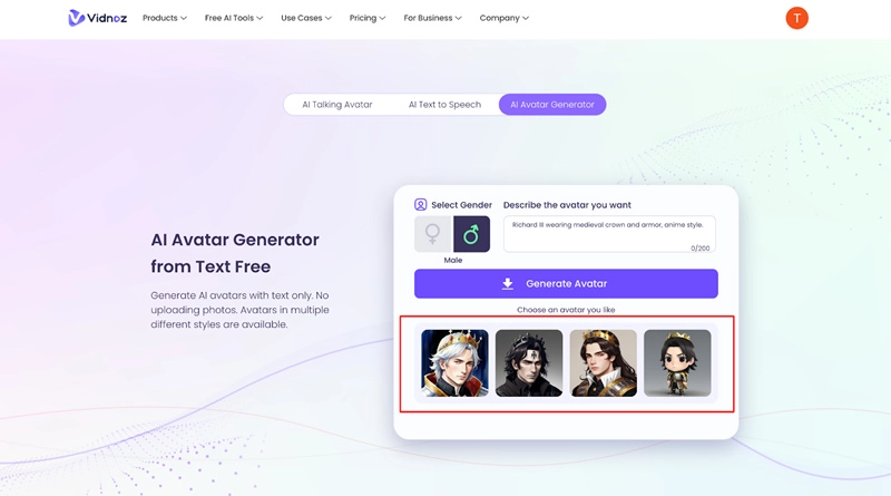 AI Richard III Avatar 3