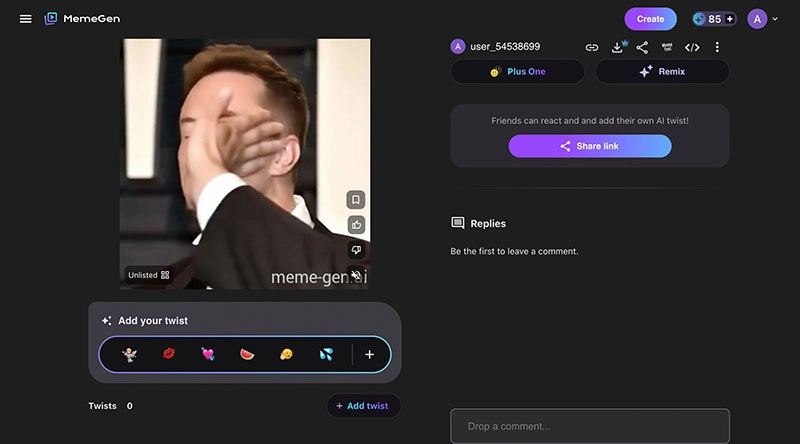 AI Slap Generator MemeGen Create