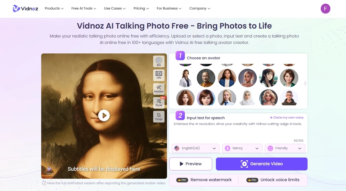AI Talking Video Tool
