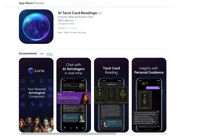 AI Tarot Card Readings - iOS App on App Store