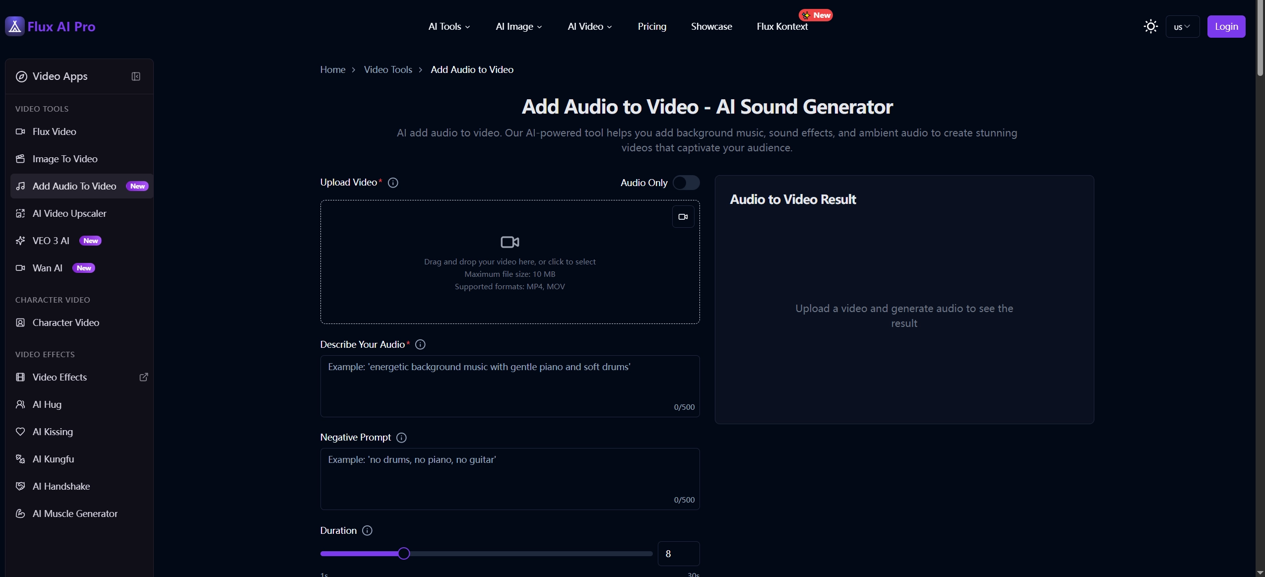 AI That Adds Sound Effects to Video Flux AI