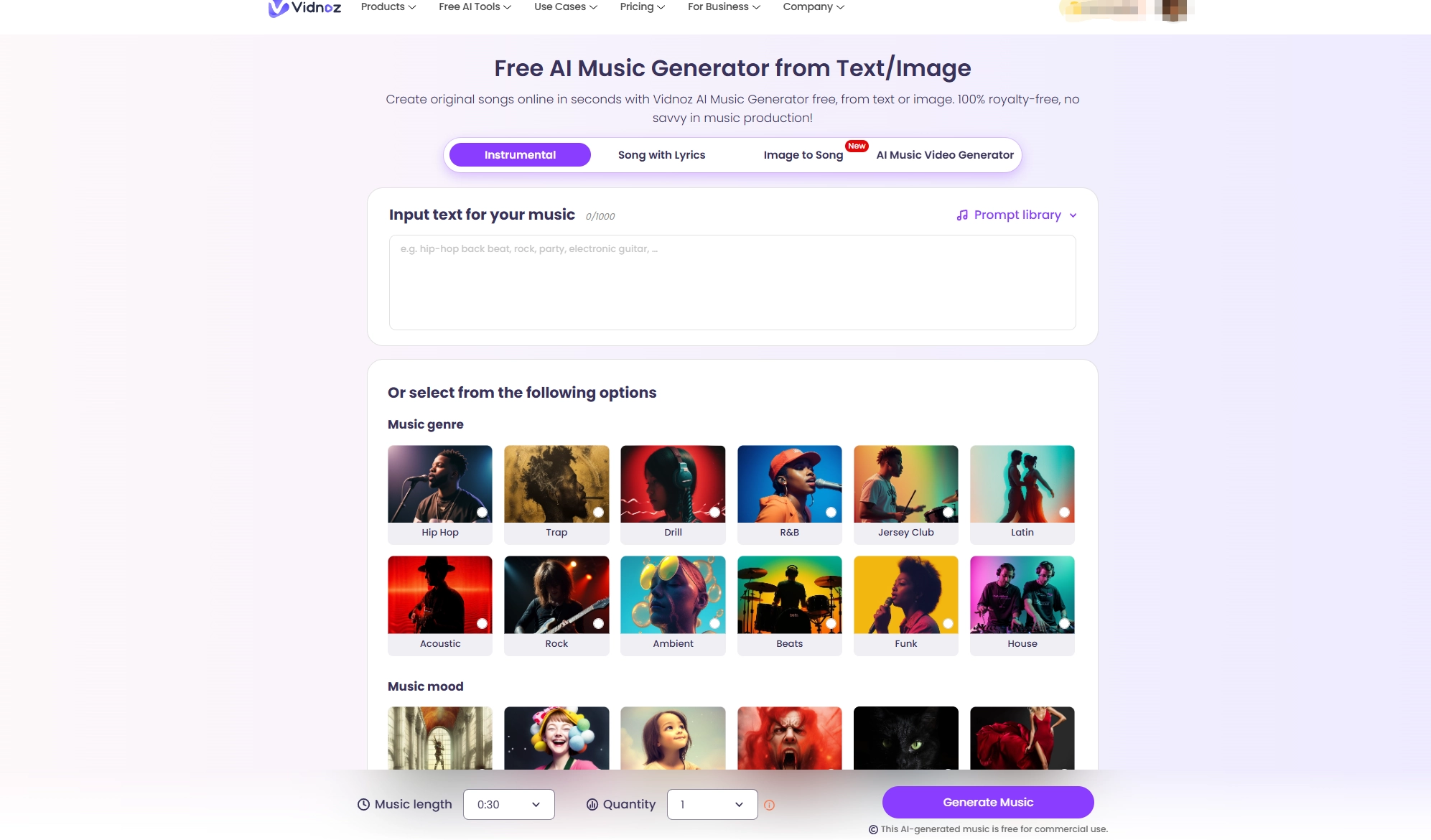 AI That Adds Sound Effects to Video Vidnoz Music