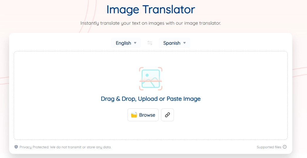 AI Translate Images Online