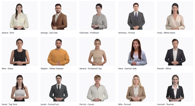 AI UGC Vidnoz Avatars