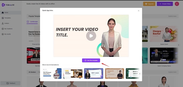 AI Video Template