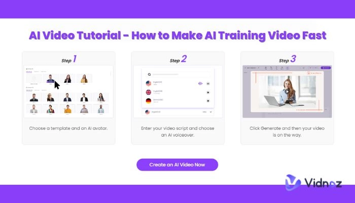 AI Video Tutorial - How to Make AI Training Video Fast