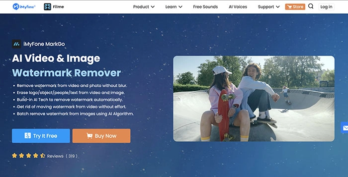 AI Watermark Remover iMyFone MarkGo