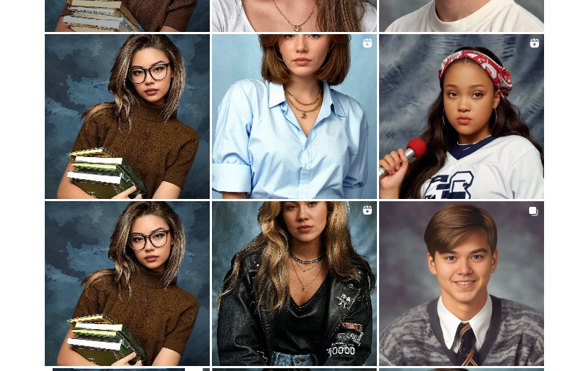 ai yearbook photo trend