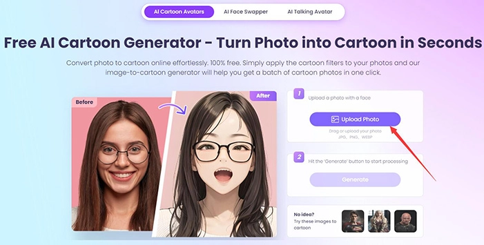 AI Yourself by Changing the Style of the Photo