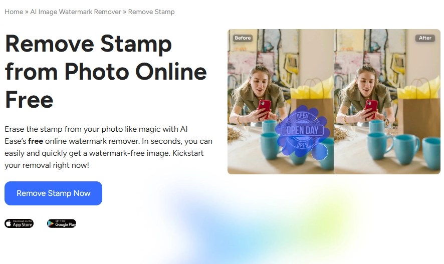 AiEase.ai Stamp Remover