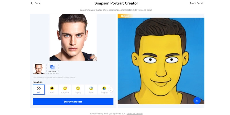 Ailab Simpson Portrait Creator