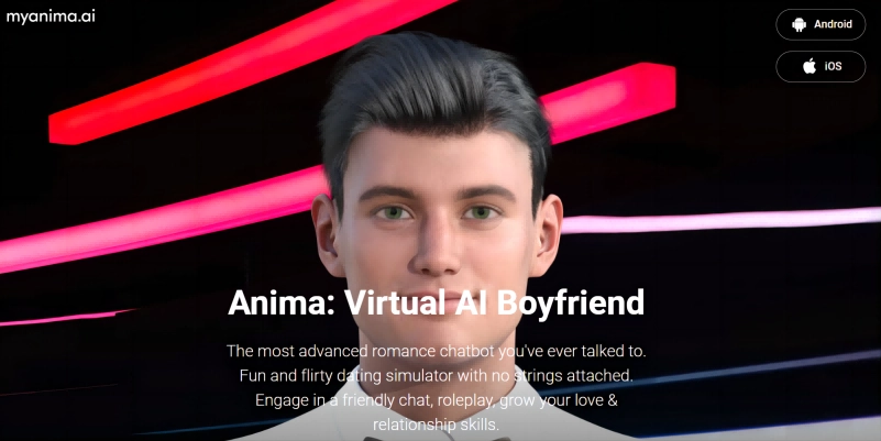 Anima AI - Boyfriend Chatbot App