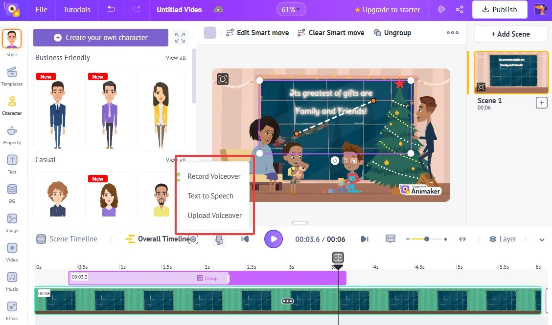 Animaker Free Voice Over Video Editor