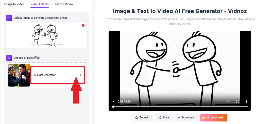 Animate Stick Figures by Adding Effects Step3