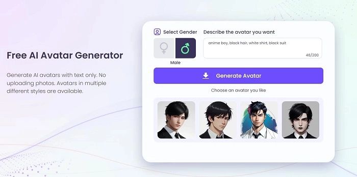 Anime AI Avatar Generator Vidnoz
