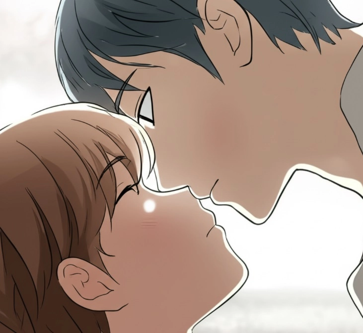 Anime Couple French Kissing