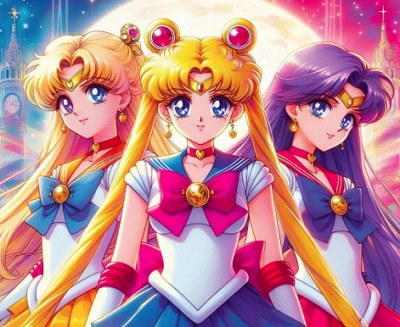 Anime Sailor Moon AI Image