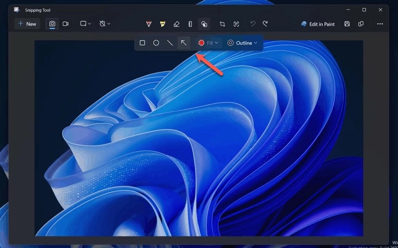 Annotate Image with Windows Snippint Tool