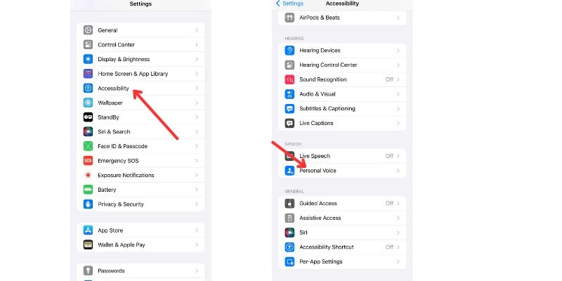 Apple Voice Cloning Settings Accessibility