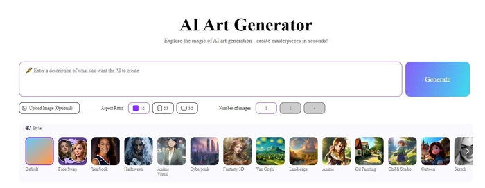 Artguru Album Generator from Descriptions