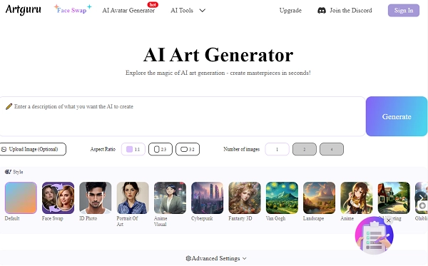 AI Tattoo Generator - Artguru