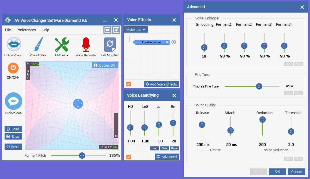 AV Voice Changer Advanced Voice Manipulation Features