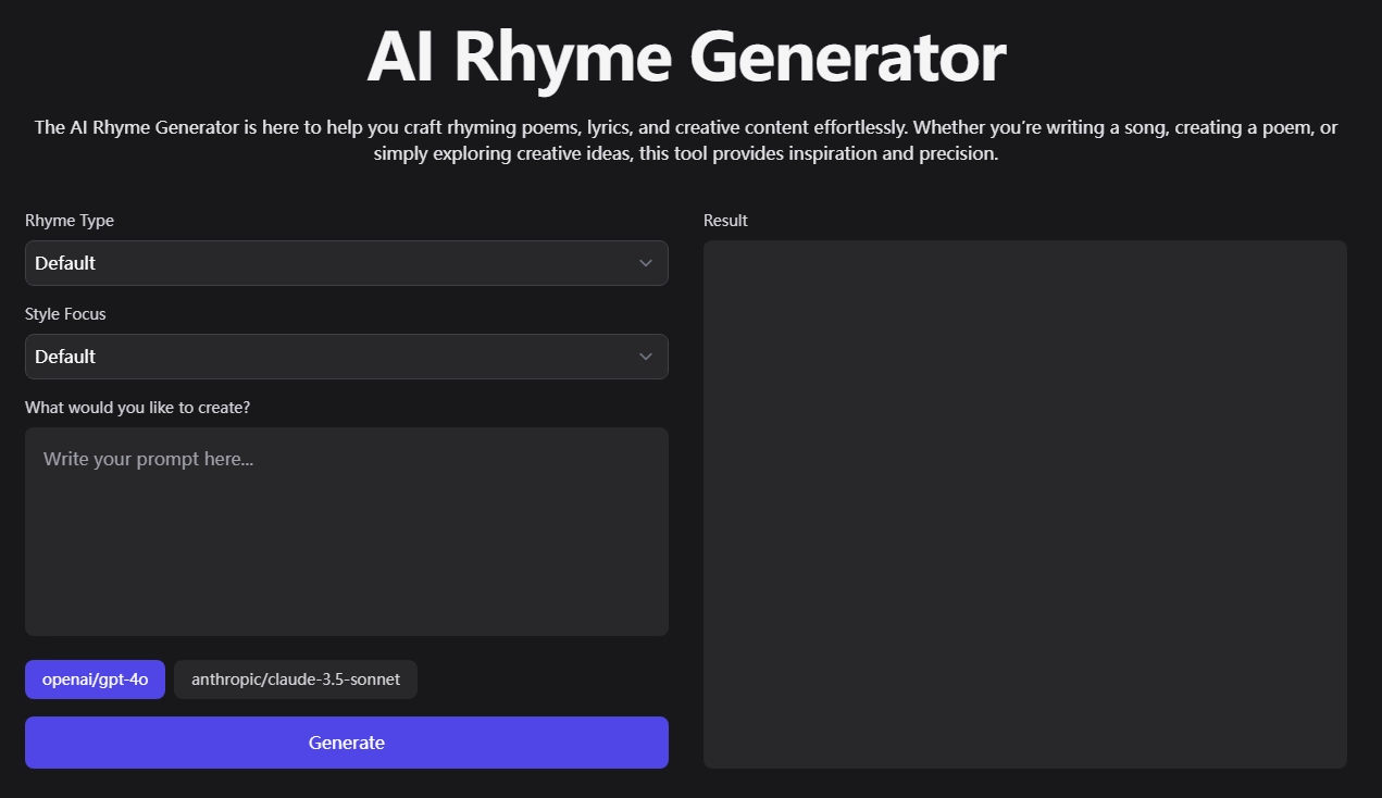 BasedLabs AI – Best AI Rhyme Generator for Multi-Syllable Rhymes