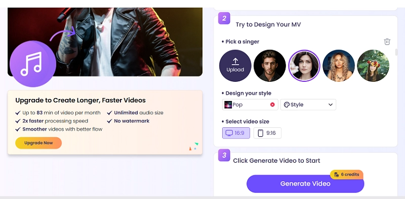 Basic Settings for Music Video Edition