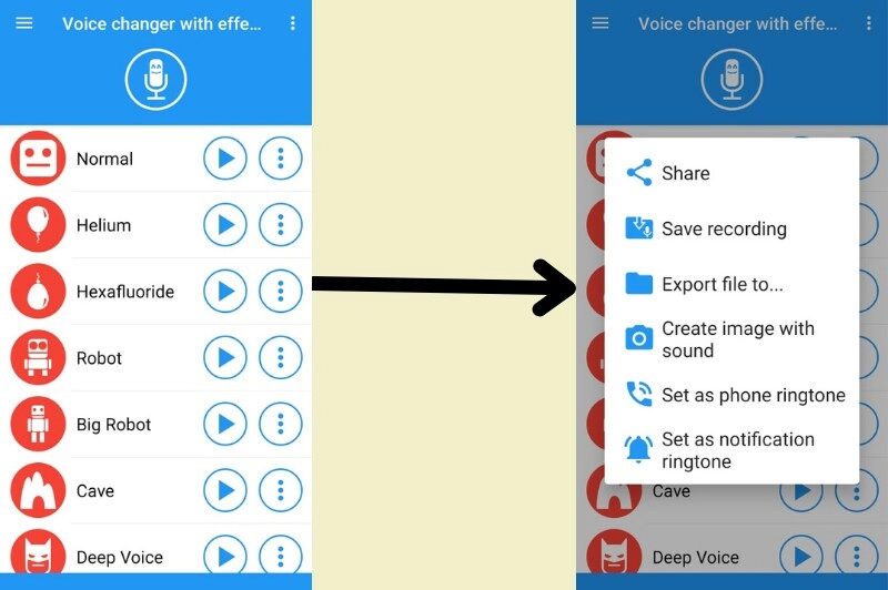 Baviux Voice Changer with Effects AI Mod Apk