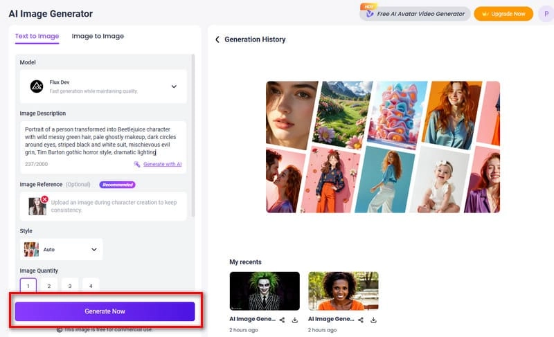 Beetlejuice Filter Vidnoz Generate