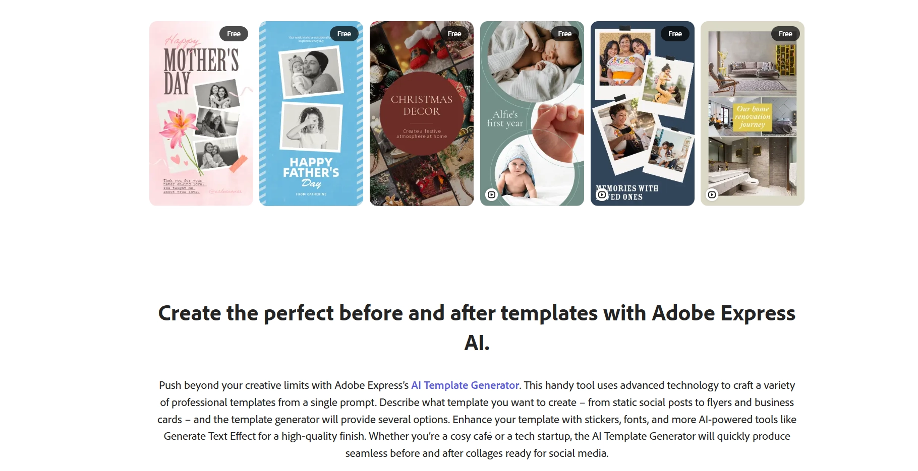 Before and After Picture Maker Adobe