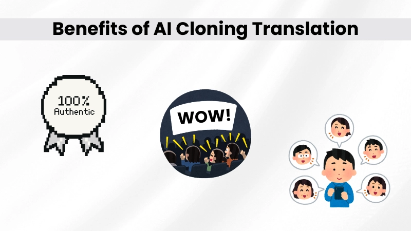 Benefits of AI Cloning Translation