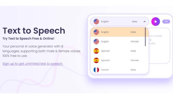 Best Alternative Way to Add and Change TikTok Text to Speech Voice Vidnoz Language