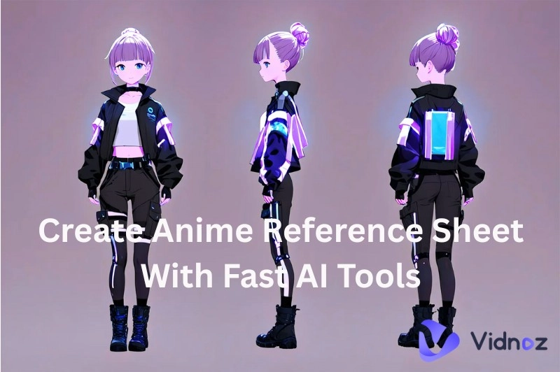 Create an Anime Character Reference Sheet from Nothing with Fast AI Tools