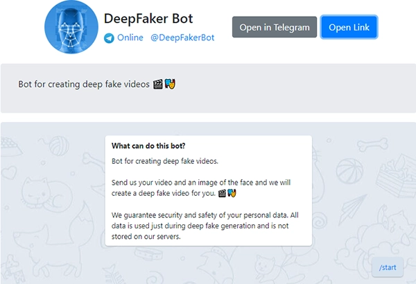 DeepFakeBot Telegram
