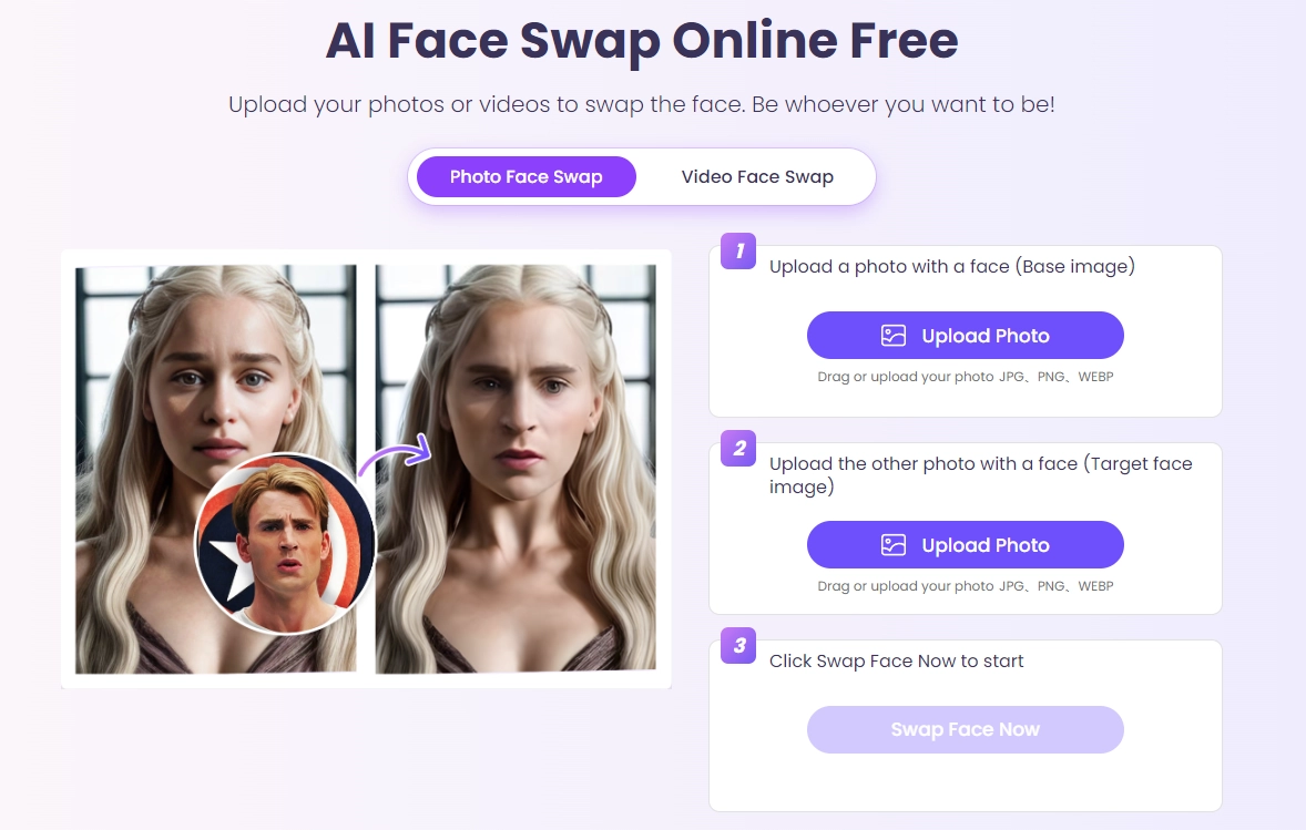 Enhance Makeup Choices with Vidnoz AI Face Swap Technology