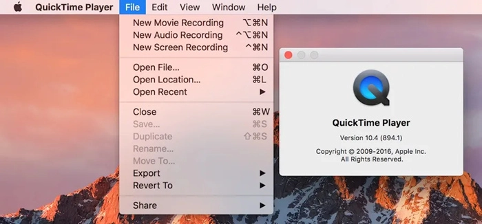 QuickTime Screen Recorder for Mac