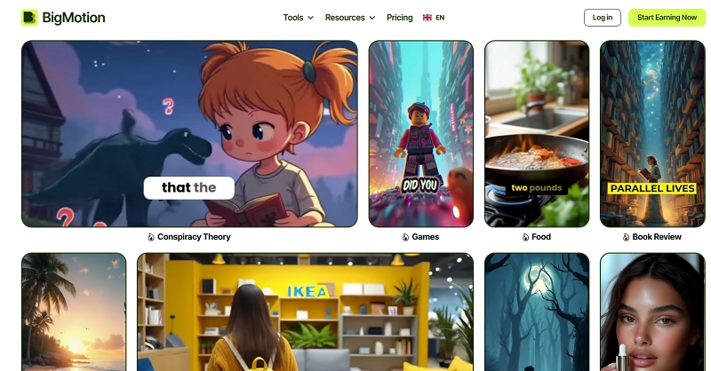 Bigmotion AI Website