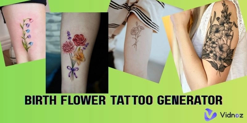 How to Create Custom Birth Flower Tattoo Designs For Free
