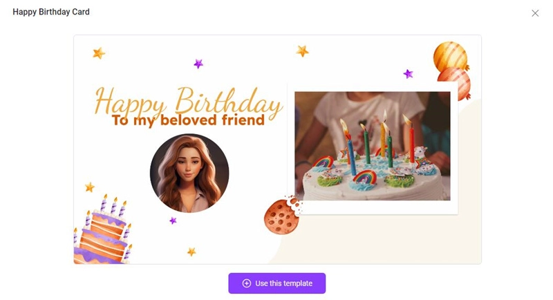 Birthday AI Invitation Video Template