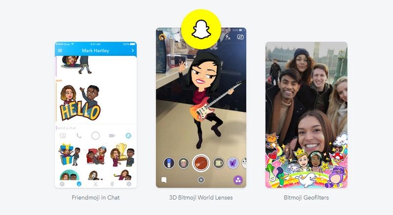 Bitmoji App for Snapchat