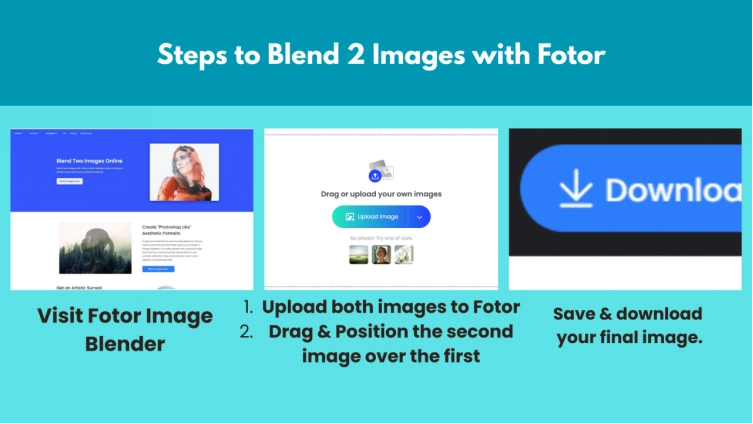 Blend 2 Image Online AI Fotor 1