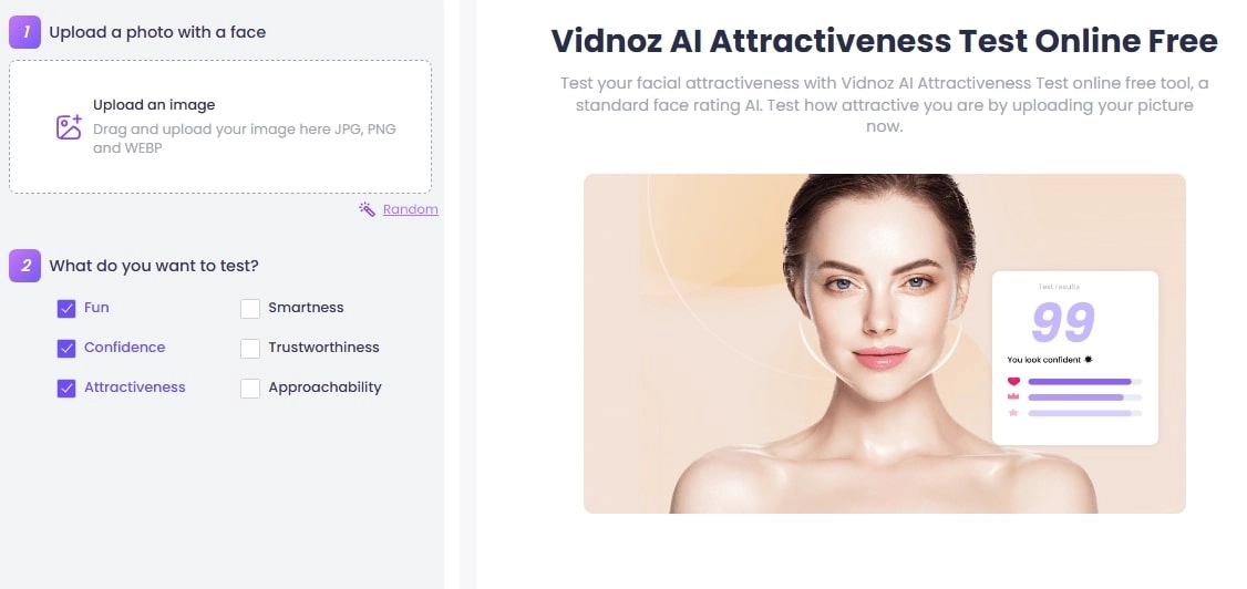 Body Visualizer for Female Attractiveness Test