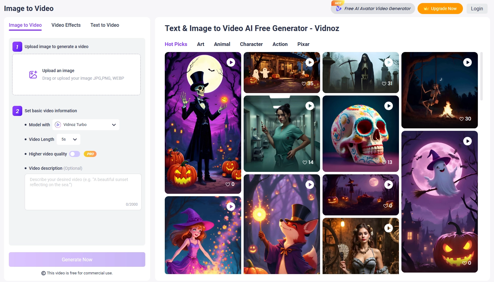 Turn Your AI SVGs into Engaging Video Ads & Posts with Vidnoz AI