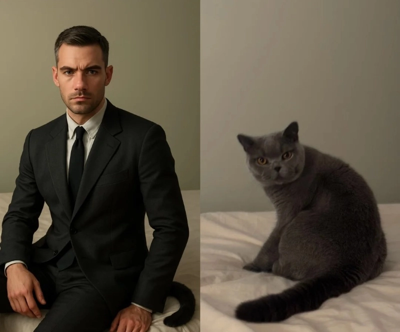 British Shorthair Cat Transformation