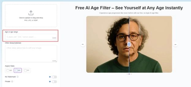 Bylo.ai Age Filter
