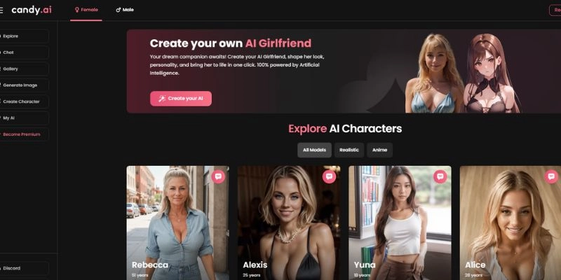 Candyai Create Your Own AI Girlfriend to Sexchat