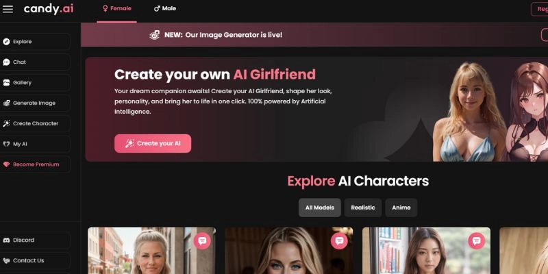 CandyAI Create Your Virtual Girlfriend for AI Sexting