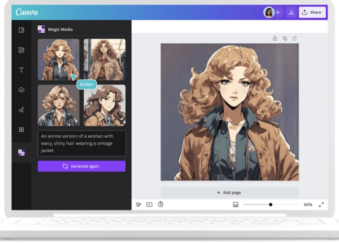 Canva Anime Music Video Maker